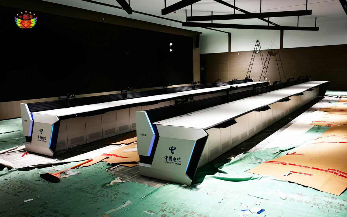 中國電信杭州數據中心監控臺圖片